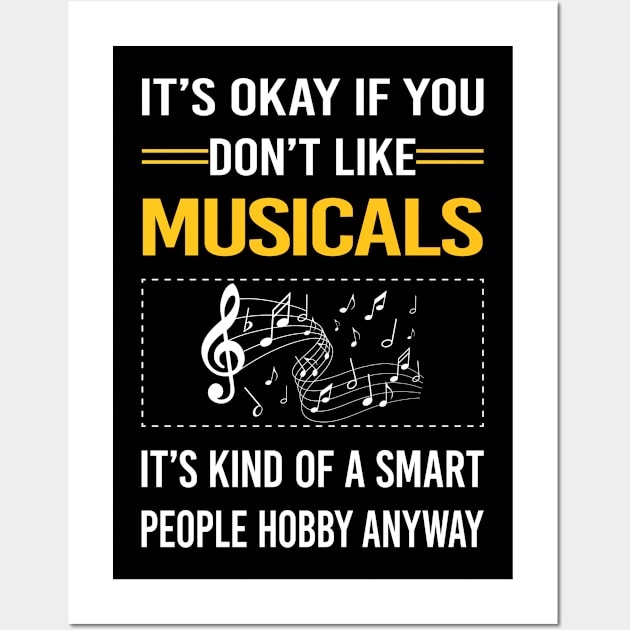 Funny Smart People Musicals Wall Art by Happy Life